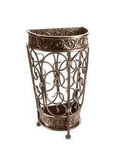 Modern Round Black Metal Mesh Umbrella Stand Entryway Walking Stick Holder Tall Cane Storage Rack with <b>Removable</b> Drip Tray Base - Product Image 5