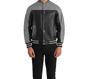 Men's <b>Varsity</b> <b>Jackets</b> Wholesale Blank <b>Varsity</b> <b>Jackets</b> Custom logo <b>Plain</b> <b>Varsity</b> <b>Jacket</b> for Men Breathable Custom Fashion OEM - Product Image 1