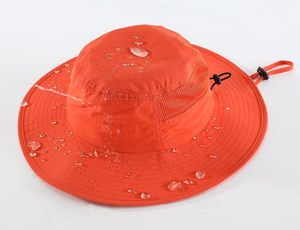 Chapeau Bob Unisexe en Nylon Respirant Style Safari Orange avec Broderie 3D et Sangle Réglable pour Adultes – Idéal pour l'Extérieur et l'Été - Product Image 3