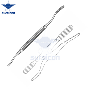 Lime à os Miller-Colburn, longueur 18 cm / 7 pouces, largeur 6 mm et 5 mm, instrument chirurgical à double extrémité pour le modelage osseux - Product Image 6