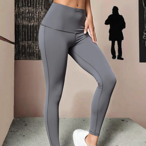 Leggings Athleisure Personnalisés Haut de Gamme pour Femme – Taille Élastique, Séchage Rapide, Écologiques – Idéaux pour le Streetwear et la Gym - Product Image 4