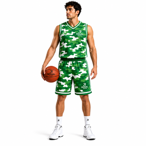 Fabricant d'uniformes de basketball personnalisés, ensemble de maillots de basketball par sublimation, vêtements d'équipe, fournisseur de vêtements de sport OEM, Pakistan - Product Image 3