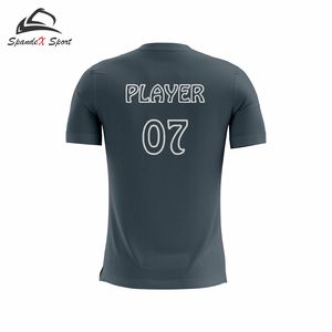 T-shirts de pickleball personnalisés pour hommes en polyester/coton tricoté, OEM ODM, logo personnalisé, impression numérique, respirants, écologiques, à manches courtes - Product Image 4