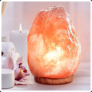 Lampe de sel rose de l'Himalaya naturelle de luxe, éclairage décoratif en cristal de roche de qualité supérieure avec logo personnalisé, fabrication OEM - Product Image 6