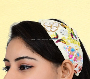 Custom Luxury White Unicorn Fabric <b>Braided</b> Headband for Kids-Luminous Durable American Casual Daily Use - Product Image 4