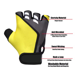 Durable Weightlifting Gloves with Palm Support and Wrist Protection for Gym Fitness Workout Wholesale - Product Image 5