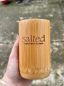 Juego de Tazas de Café y Té de Bambú de Alta Calidad, Marca Eco2go Vietnam, Estilo Rústico, 250ml 400ml, Reutilizables, con Logotipo Grabado con Láser, Caja de Regalo - Product Image 2