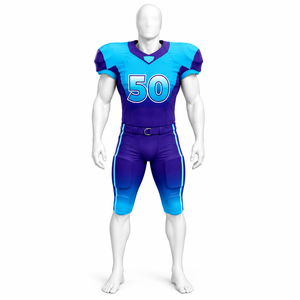 Uniforme de Fútbol Americano Sublimado Transpirable de Alta Calidad y Bajo Precio al por Mayor, Hecho en Pakistán, Servicio OEM - Product Image 4
