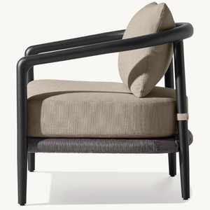 Durable <b>Garden</b> <b>Set</b> Chair Made with Solid Teak Wooden Frame Outdoor Grade Construction and Classic Natural Wood Style - Product Image 1
