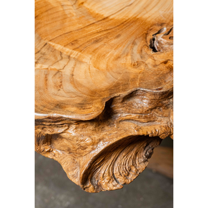 ARTERRA Muebles Hechos a Mano de Primera Calidad, Juego de Mesa de Raíz de Teca Antigua para Patio, Sillones Esculpidos, Diseño Moderno - Product Image 2