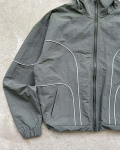 Y2K <b>Hip</b> Hop Mens Zipper Hoodie Jacket Waterproof Eco Friendly Streetwear Casual Sportswear Long Sleeve Custom Logo Bulk - Product Image 3