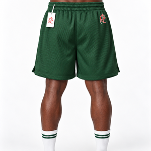 Shorts de basketball en toile personnalisés pour hommes – Respirants, athlétiques, pour la gym, l'entraînement sportif, séchage rapide, fitness, décontractés et unis - Product Image 2