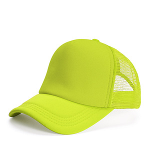 5 Panel Sport Cap Foam Mesh Trucker Hat Custom Logo Pattern 3D Embroidery Sublimation Print Promotional Blank Foam Hat - Product Image 4