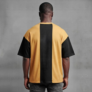 เสื้อยืดผู้ชายทรงหลวม รุ่นใหม่ น้ำหนัก 210 กรัม 2 สี ไซส์ใหญ่ ไหล่ตก ผ้าไม่เป็นขุย ระบายอากาศได้ดี - Product Image 4