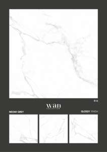 Azulejo de porcelana brillante de formato 24x24 diseñado para un brillo refinado, un tono equilibrado y una expresión limpia para el piso interior. - Product Image 2