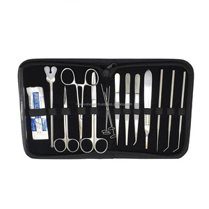 Kit de Disección Quirúrgica de Acero Inoxidable Alemán con Estuche, Tijeras, Pinzas, Bisturí, Fórceps, Precio al por Mayor - Product Image 2