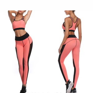 Wholesale Price Women Seamless 2 Piece <b>Yoga</b> Set High Waist Leggings Sports Bra Lightweight <b>Jacket</b> Gym Wear Outfit - Product Image 6