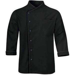 Vêtements de cuisine 100% coton à manches longues respirants pour le personnel des restaurants et des hôtels, fabricant OEM, approvisionnement en gros - Product Image 6