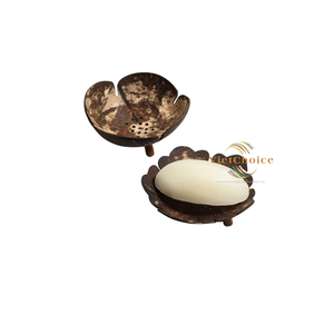 Jabón artesanal ecológico Vietchoice de cáscara de coco, jabón de baño sostenible con forma personalizada para spa y hotel - Product Image 1