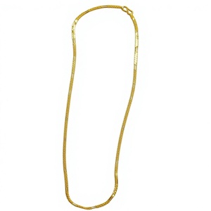 Cadena de Oro Sólido de 22K con Eslabones Elegantes, Joyería Corporal para Hombres y Mujeres, Collar Hecho a Mano para Uso Diario - Product Image 2