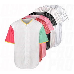 Camiseta de béisbol para hombre, estilo Clásico Mundial de Béisbol, personalizable con bordado, transpirable - Product Image 1