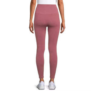 Custom Elastic Waist Flexible Stretch Women <b>Seamless</b> <b>Leggings</b> Smooth Breathable Fit Gym Running <b>Legging</b> - Product Image 4