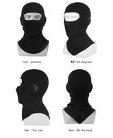 Masque facial respirant, balaclava fin à séchage rapide, extensible, couvrant tout le visage et le cou avec ventilation en maille pour la moto, le vélo, le ski, la chasse