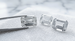 Diamante Suelto Cultivado en Laboratorio CVD de Origen Estadounidense, Corte Esmeralda, Color F, Claridad VVS, 4.20x3.00mm 4.80x3.40mm 0.24-0.35ct, RCK Global, para Joyería - Product Image 3