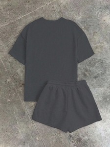 Ensemble d'été tendance pour femmes, imprimé, décontracté, respirant, léger, 100% coton, usage quotidien, service OEM personnalisé, Pakistan - Product Image 5