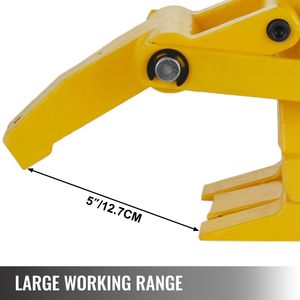 Pompa Idraulica a Pedale da 10.000 PSI per Smontagomme, Strumento per Riparazione Pneumatici Commerciali di Trattori e Camion, con Piedini a Artiglio - Product Image 3