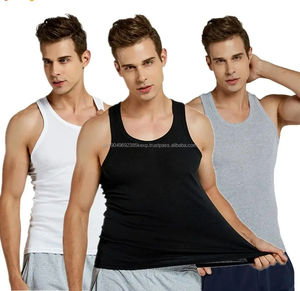 เสื้อกล้ามออกกำลังกายผู้ชายแบบสปอร์ต คุณภาพสูง สกรีนโลโก้ตามสั่ง - Product Image 3