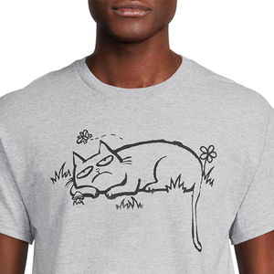 Camiseta de Hombre de Alta Calidad con Impresión DTF, en Venta, Fabricada Profesionalmente, en Color Sólido - Product Image 4