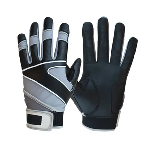 Gants de frappe de baseball personnalisés de qualité supérieure, légers, respirants, en cuir, pour adultes, main droite, avec fermeture auto-agrippante pour l'entraînement - Product Image 1