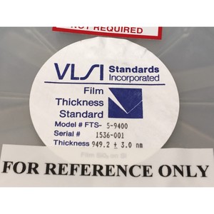 Oblea VLSI STANDARD FTS-5-9400, CALIBRACIÓN 9400A - Equipo y piezas de semiconductores de confianza de la marca global Legacy - Product Image 3