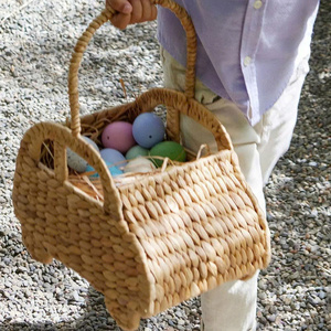 Vietnam Design Water Hyacinth <b>Storage</b> <b>Baskets</b> for Kids Eco-friendly Car Shaped Harvest <b>Basket</b> Wholesale Price - Product Image 4