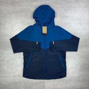 Ensemble coupe-vent pour homme, veste à capuche et pantalon de jogging, ensemble de survêtement 2 pièces, imperméable, pour le sport en plein air, course à pied, respirant, vêtements de sport - Product Image 5