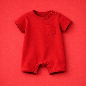 Combinaison bébé unisexe personnalisable en coton biologique 100%, manches courtes, douce, respirante, tenue quotidienne pour nouveau-né - Product Image 4