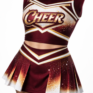 Uniformes de cheerleading par sublimation, directement de l'usine, pour la vente en gros - Options OEM personnalisées disponibles - Product Image 4