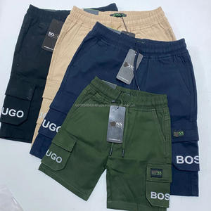 Ropa Infantil de Algodón Twill de Bangladesh para Todas las Temporadas, Ecológica, Casual, de Colores Sólidos, Transpirable, Pantalones Cortos de Verano para Niños - Product Image 1