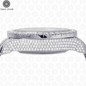 Charm Jewells – boîtier de montre de luxe en acier inoxydable, mouvement mécanique, lumineux, mode masculine, date automatique, résistant à l'eau 10 bars, 20mm - Product Image 1