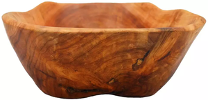 Bandeja de madera personalizable para frutas secas grandes, elegante bandeja de dulces para sala de estar, cuencos divididos de raíz. - Product Image 5