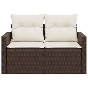 Sofá de Jardín Marrón y Blanco Crema - Product Image 5