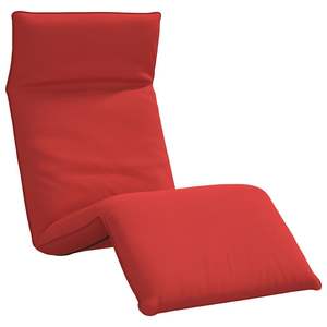 Tumbona Plegable Roja de 68.9x21.3x3.3 Pulgadas, Tumbona de Tela Oxford Resistente para Relajación al Aire Libre - Product Image 2