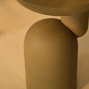 Mesa Consola Minimalista con Base de Pedestal, Mueble Moderno para Sala de Estar, Diseño Estable, 56 cm de Altura, Selección del Personal - Product Image 6