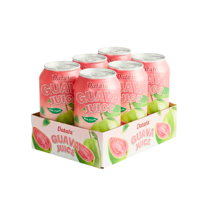 Jus de fruit de goyave rose de qualité supérieure, 330 ml, en canette standard, avec pulpe naturelle, pour marque privée, OEM/ODM - Product Image 1