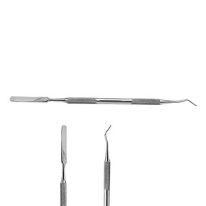 Espátula para Cemento DE # 7 Instrumentos Dentales Manuales de Acero Inoxidable de Doble Extremo con Certificación CE para Mezcla, Modelado y Aplicaciones de Laboratorio - Product Image 1