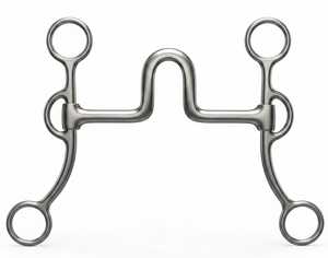 Mors de cheval en acier inoxydable de haute qualité pour l'équitation western, mors de dressage argenté pour l'entraînement équestre - Product Image 6