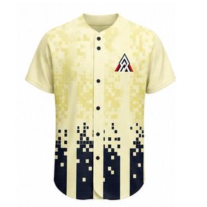 Maillot de baseball durable offrant un contrôle de l'humidité, un tissu doux et un excellent confort pour l'entraînement et la compétition en toutes saisons. - Product Image 1