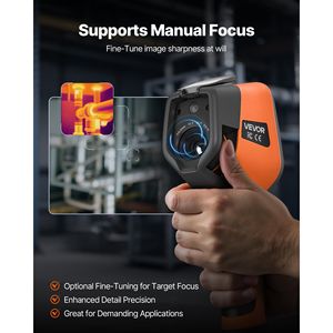 Telecamera Termica Visiva 5MP, Risoluzione IR 384 X 288, Frequenza di Aggiornamento 30HZ, Termocamera a Infrarossi Portatile - Product Image 3
