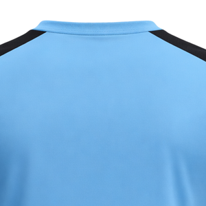 Maillot de football du Maroc pour hommes, manches courtes, respirant, performance athlétique, uniforme d'équipe, bleu noir - Product Image 6